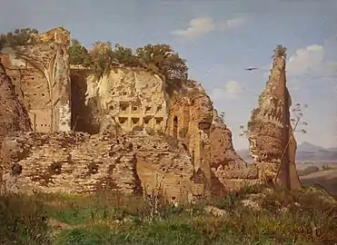 Villa dei Quintili near Via Appia (1870)