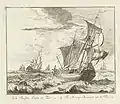 Herring Busses put out to sea, c. 1725.