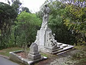 Harry Holland's memorial in Wellington.