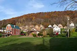 Looking at the north portion of Templeton, an unincorporated community in Pine Township