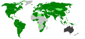 Image 1Hypermarket availability around the world  Hypermarkets available  Hypermarkets planned  Hypermarkets were available previously  No information/no hypermarkets (from List of hypermarkets)