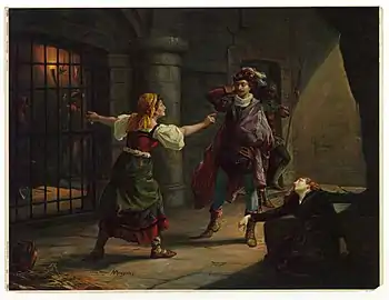 Image 172Il trovatore poster, by Luigi Morgari (restored by Adam Cuerden) (from Wikipedia:Featured pictures/Culture, entertainment, and lifestyle/Theatre)