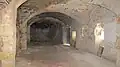 Inside the old buildings of the convent.