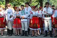 Image 25Traditional Moldovan costumes in Chișinău (from Culture of Moldova)