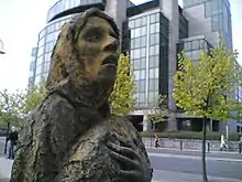 Image 22A memorial to the Great Famine (Ireland), a famine event in Ireland that faced elongated suffering from the UK's domestic policy failures at the time under the Prime Ministers Sir Robert Peel and Lord John Russell.  (from Health politics)