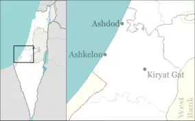 Ashdod Oil Refineries is located in Ashkelon region of Israel