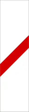 Level crossing countdown marker (placed at one-third of the distance from the crossing, usually 50 m)