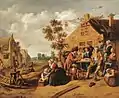 Party at the inn called 'De Kroon', 1630, by Molenaer