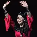Jane Douglas as Prudence the Tiefling Warlock