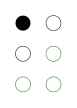 ⠁ (braille pattern dots-1) 