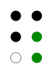 ⠻ (braille pattern dots-12456) 