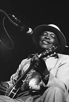 Image 4John Lee Hooker, whose visit to England was the anticipated R&B event of 1964, shown in 1978 (from British rhythm and blues)