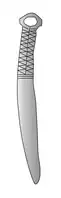 Karasuk culture. Knife with ring.