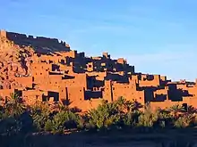 Image 32The city of Aït Benhaddou photographed in the evening (from History of Morocco)