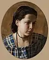 Vilhelmine Erichsen as painted   by Kristian Zahrtmann