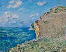 La Falaise à Fécamp, 1881, Aberdeen Archives, Gallery and Museums