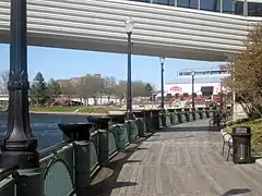 Lansing City Market along Grand River