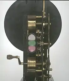 Image 29Edward Raymond Turner's three-color projector, 1902 (from History of film technology)