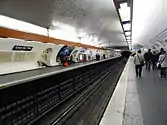 Line 4 platforms at Gare de l'est