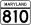 Maryland Route 810 marker