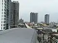 Blue line viaduct to Bang Pho under construction (Photo taken from Purple Line platform)