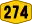 Federal Route 274 shield}}