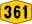 Federal Route 361 shield}}