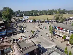 Madan Chowk at Bhimdatta municipality