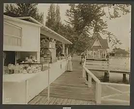 Concessions at Madison Park, ca. 1897