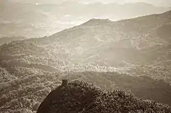 El Yunque Rain Forest and Yokahú Tower as seen from Mameyes II