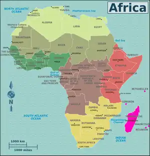 Image 7Contemporary political map of Africa (Includes Sub-Saharan Africa and North Africa) (from History of Africa)