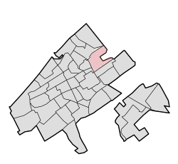 Location of Benoordenhout in The Hague