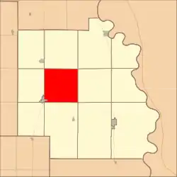 Location in Burt County