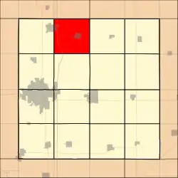 Location in Story County