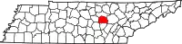 State map highlighting White County