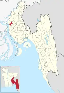 Location of Matlab Dakshin