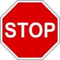 Stop sign