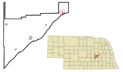 Location of Silver Creek, Nebraska
