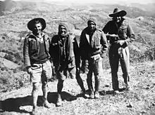 Image 27Four members of the Australian contingent to Mission 204 in Yunnan Province, China, during 1942 (from Military history of Australia during World War II)