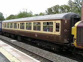 Mark 2A Tourist Standard Open (TSO) 5278 "Melisande" at Cheltenham Spa on 18 September 2004 on a charter service to Swindon
