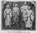 Monks at the monastery in 1903.