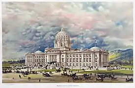Image 81Competition design for the Montana State Capitol by George R. Mann 1896 (from Portal:Architecture/Civic building images)