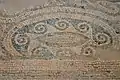 Detail mosaic floor
