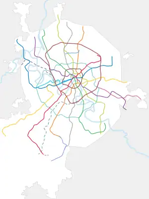 Timiryazevskaya is located in Moscow Metro