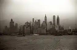 Image 18Lower Manhattan, as seen from a ferry, December 1941 (from History of New York City (1898–1945))