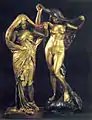 Nature Reveals Herself to Science, bronze