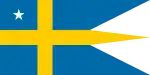Rear admiral command flag (1 star) (1905–1972)