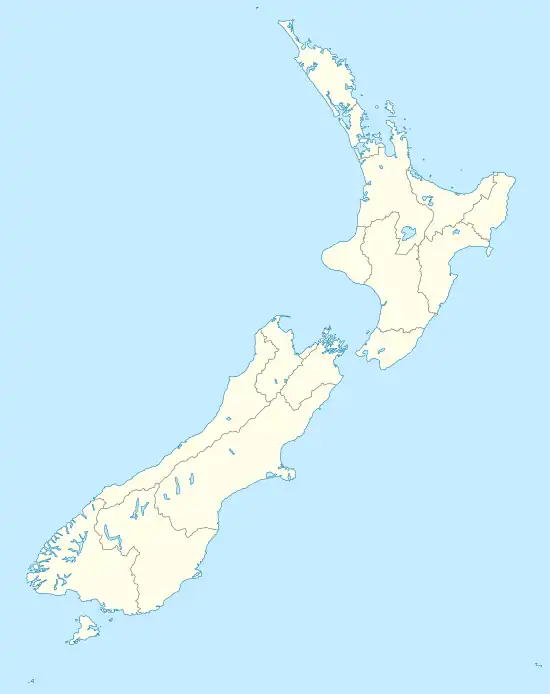 Map of New Zealand showing the location of Banks Peninsula