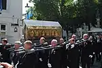 During the procession at Grote Looiersgracht, 2011