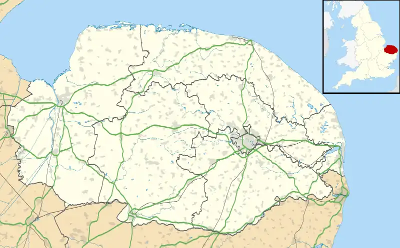 Rackheath is located in Norfolk